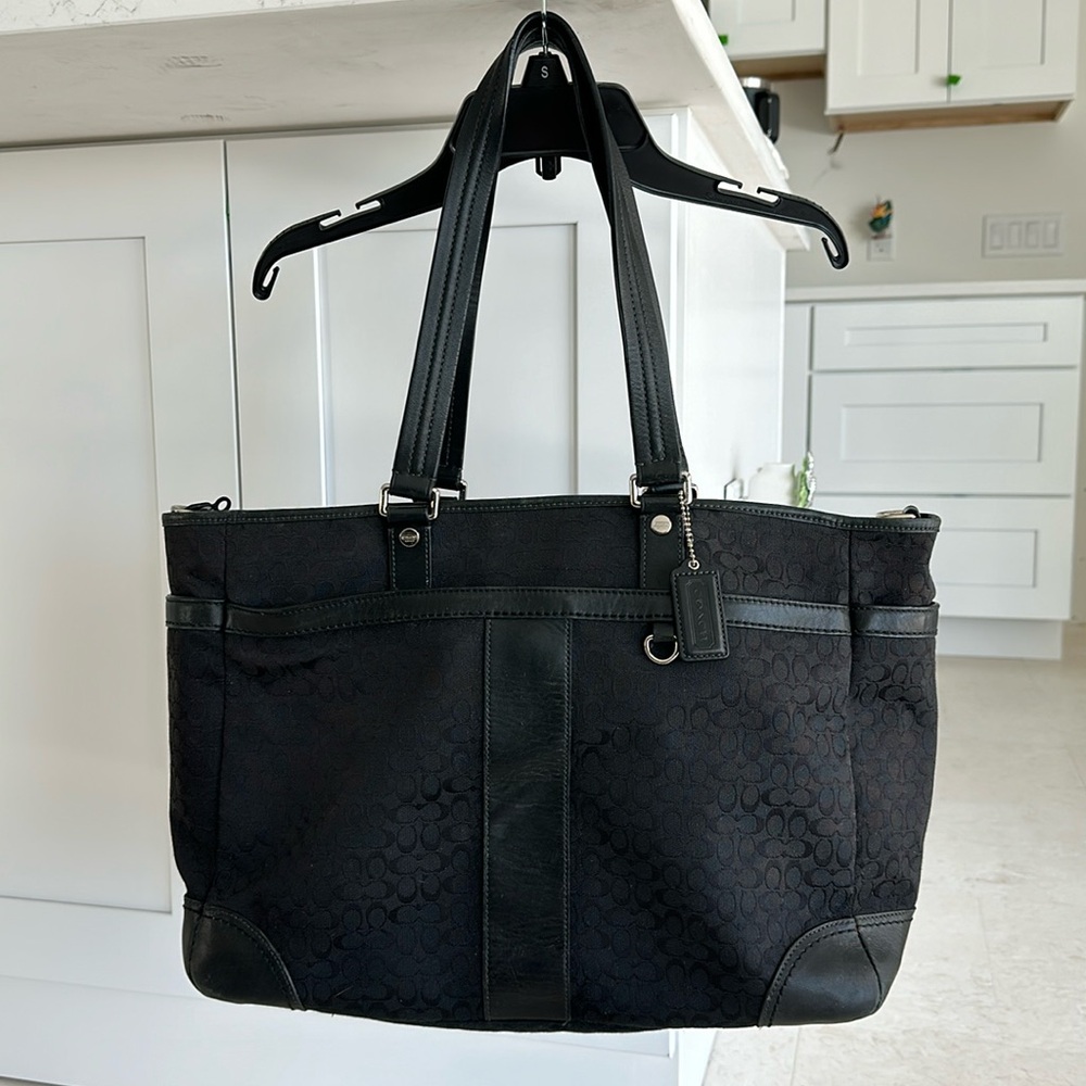 Coach Signature Weekender, Diaper Bag, Handbag or Laptop Tote.